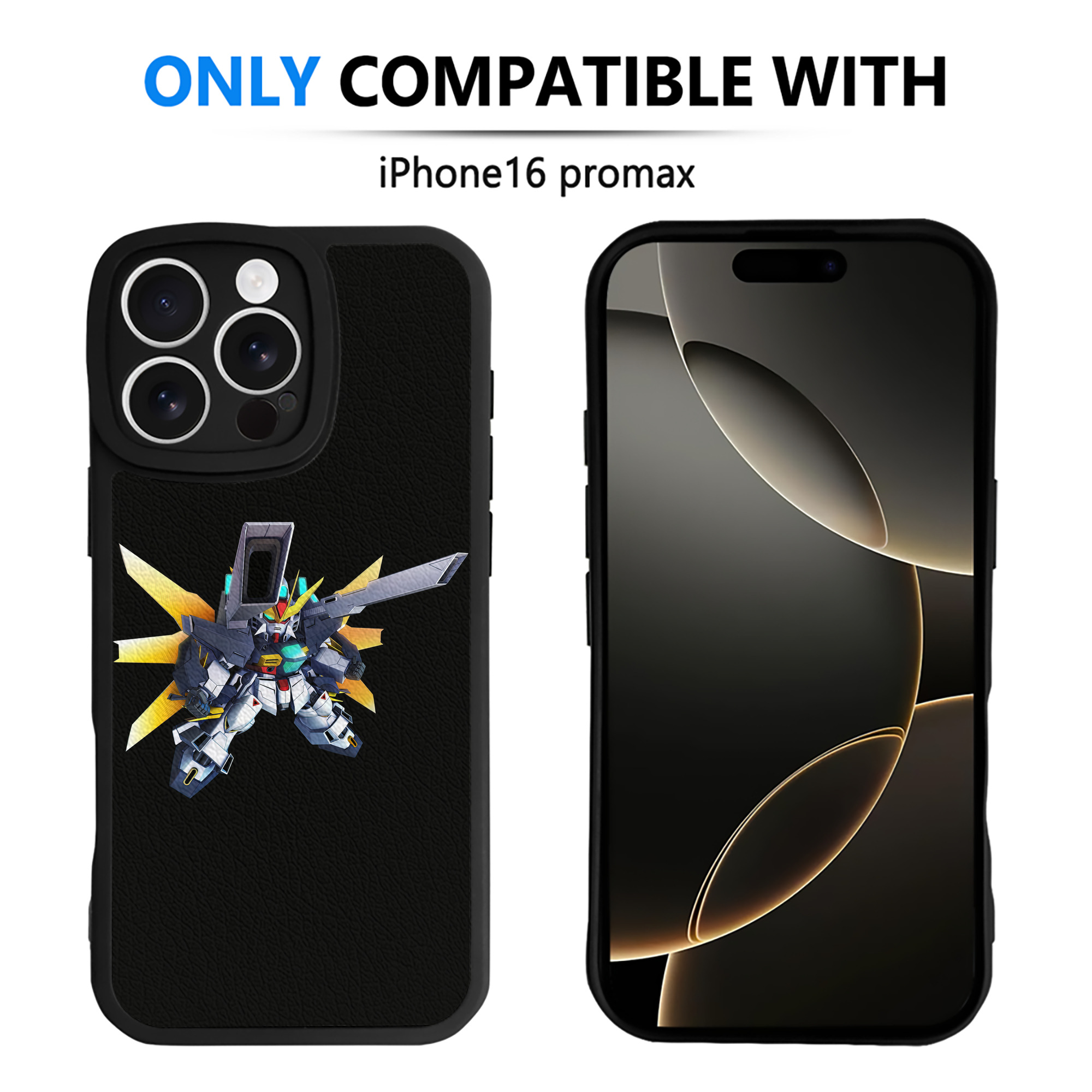 （画像用） 機動戦士ガンダム Mobile Suit Gundam 【iPhone 16シリーズ対応】シリコンスマホケース（レザー調） 材質：シリコン